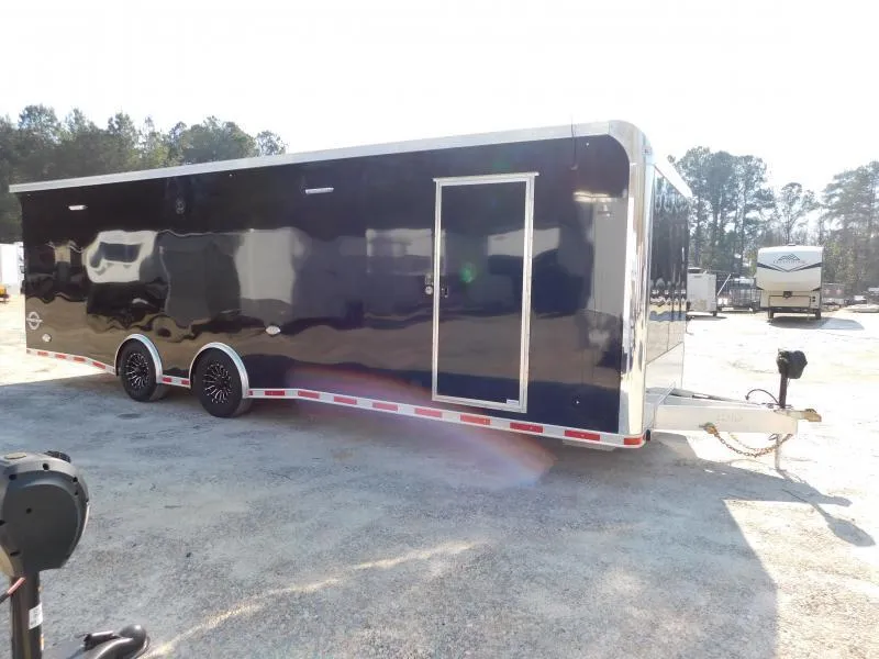 2025 United Trailers United Aluminum 28' Loaded with 7k Axles Ultimate Escape Door Car / Racing Trai