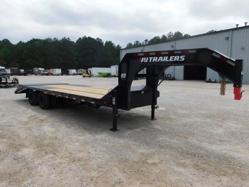 2027 PJ Trailers 2027 PJ Trailers LD 20+5 Dual Tandem Gooseneck  with 10k Axles and POWER Monster