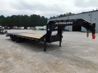2027 PJ Trailers 2027 PJ Trailers LD 20+5 Dual Tandem Gooseneck  with 10k Axles and POWER Monster