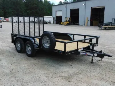 2026 Texas Bragg Trailers Texas Bragg 12P Tandem Axle Commercial Gradewith Heavy Duty Rear Tailgate
