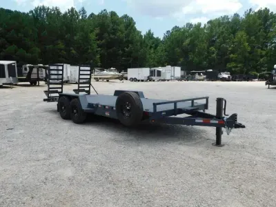 2027 Covered Wagon Trailers Covered Wagon Prospector 7x20 Full Metal Deck 7k Axles