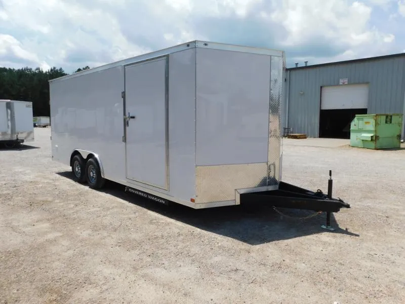 2026 Covered Wagon Trailers 2026 Covered Wagon Gold Series 8.5x20 Vnose with 5200lb Axles 7' Inside