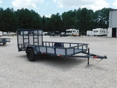 2027 Covered Wagon Trailers Covered Wagon Prospector 6.5'X12' with Heavy Duty Rear Tailgate