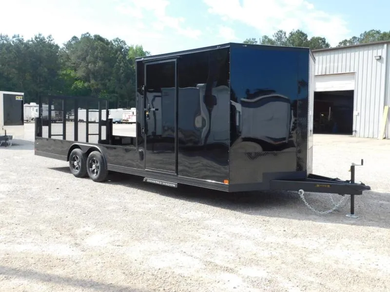 2026 Covered Wagon Trailers Covered Wagon 8.5x24 HYBRID Vnose with 5200lb Axles