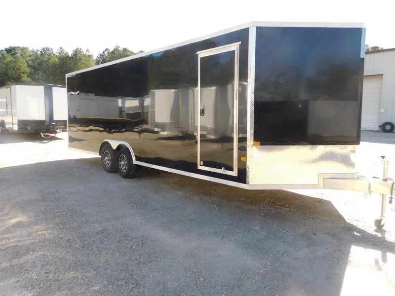 2025 Alcom-Stealth STEALTH XLT PRO ALUMINUM 8.5X24 WITH ULTIMATE ESCAPE DOOR Car / Racing Trailer