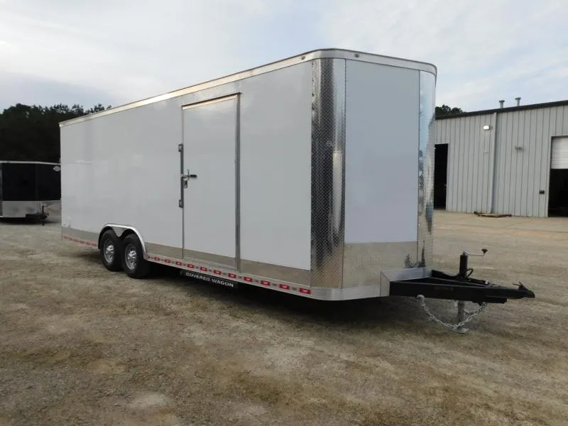 2026 Covered Wagon Trailers Gold Series 8.5x24 with 18" Extra Height and 7K Axles