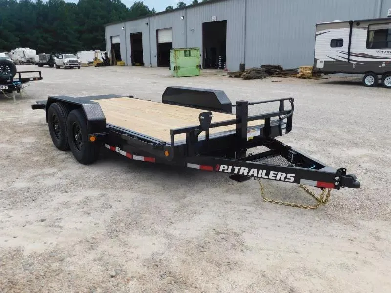 2026 PJ Trailers T6 16' Tilt Bed Equipment Trailer with 7k Axles