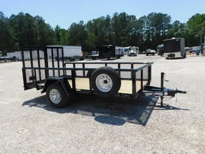 2026 Texas Bragg Trailers 2026 Texas Bragg 6x12P Heavy Duty with 24" Expanded Metal Sides 5.2K Axle