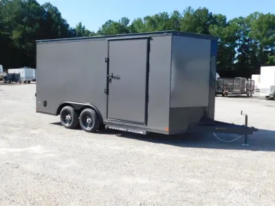 2027 Covered Wagon Trailers Covered Wagon Gold Series 8.5x16 Vnose with 3500lb Axles 7' Inside
