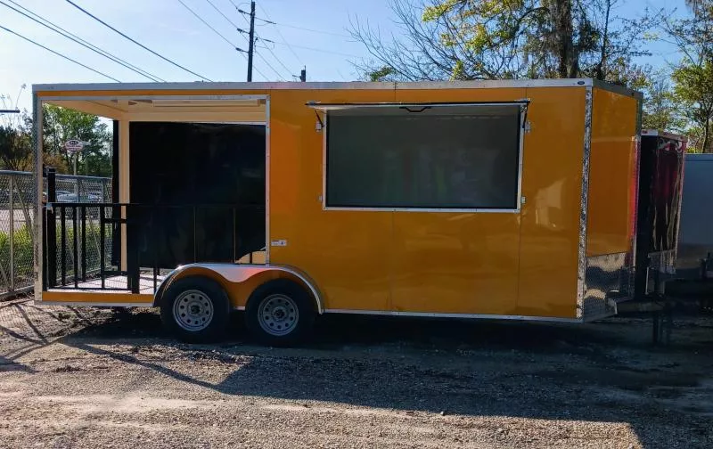 2025 South Georgia 7X18 TA PORCH/CONCESSION BBQ Trailer