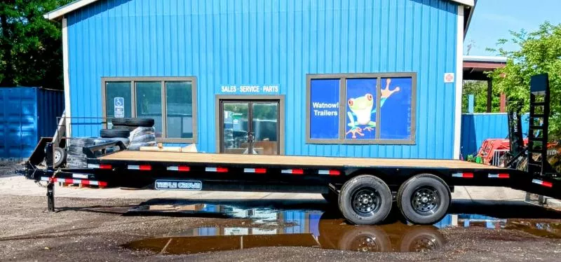 2025 Triple Crown Trailers 8X24 TA EQUIPMENT Deckover Trailer