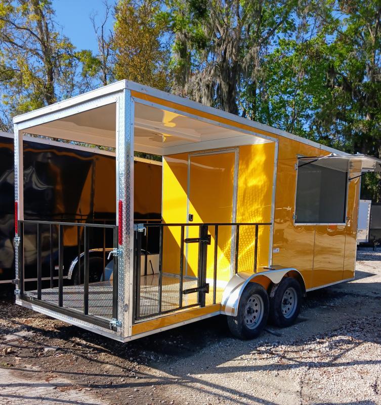 2025 South Georgia 7X18 TA PORCH/CONCESSION BBQ Trailer