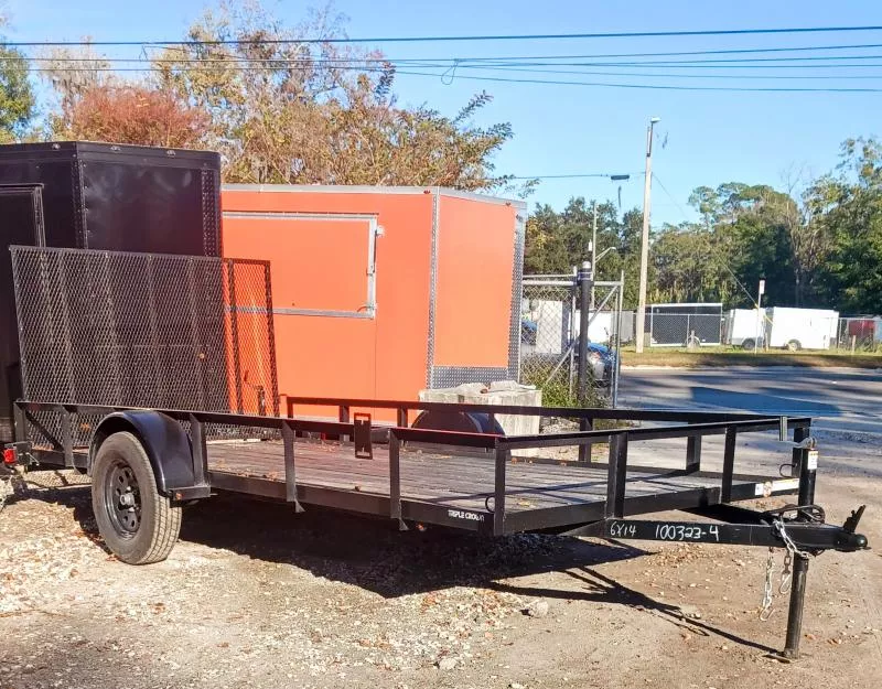 2024 Triple Crown Trailers 6X14 SA  Utility Trailer