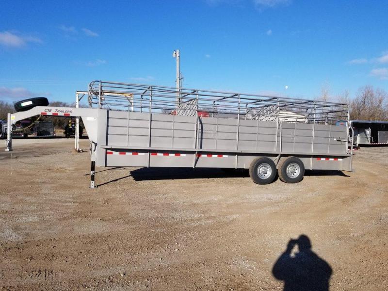 CM Brush Buster BT 6.8 x 24 Stock Trailer CM Brush Buster BT 6.8 x 24 Stock Trailer
