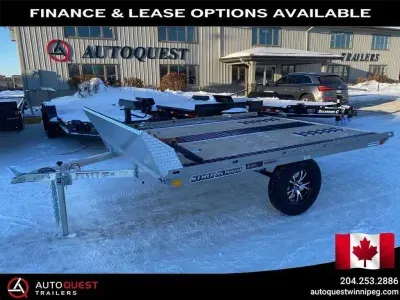 2026 Stronghaul 101" X 10' Aluminum Deckover Snowmobile Trailer