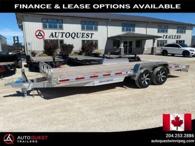 2025 Stronghaul 82" x 20' (18' + 2') Aluminum Equipment Hauler