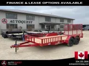 2027 Double A 83" X 16' Steel Utility Trailer 
