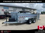 2026 Weberlane 77" X 12' Galvanized Steel Dump Trailer 