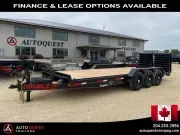 2027 Double A 83" x 22' ( 19' + 3') Equipment Hauler Trailer 