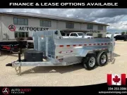 2026 Weberlane 77" X 12' Galvanized Steel Dump Trailer 
