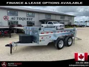 2026 Weberlane 72" X 10' Galvanized Steel Dump Trailer 