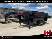 2027 Double A 83" X 14' Gooseneck Roll-Off Dump Trailer 