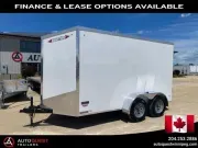 2026 Weberlane 6' X 12' V-Nose Rear Barn Door Cargo Trailer 