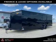 2022 Stealth Trailers 8.5' X 24' V-Nose Rear Ramp Door Cargo Trailer 