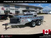 2026 Weberlane 60" X 10' Galvanized Steel Dump Trailer 