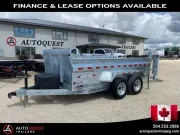 2026 Weberlane 77" X 12' Galvanized Steel Dump Trailer 