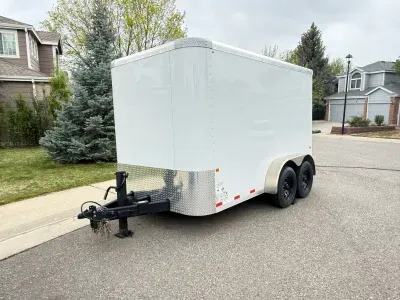 2025 Charmac 7x12 Tandem Axle (12,000 GVWR) Commercial Duty Enclosed Trailer