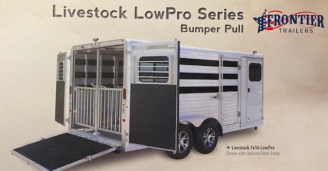2021 Frontier Low Pro 7x16 Lined & Insulated Livestock Trailer 2021 Frontier Low Pro 7x16 Lined & Insulated Livestock Trailer