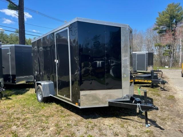 2023 Look Trailers 7' X 12' ENCLOSED CARGO TRAILER Black W/Ramp 2023 Look Trailers 7' X 12' ENCLOSED CARGO TRAILER Black W/Ramp