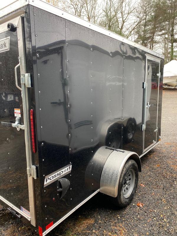 2021 Haulmark Passport 6X12 Enclosed Trailer Black w/ RAMP Drinkwater