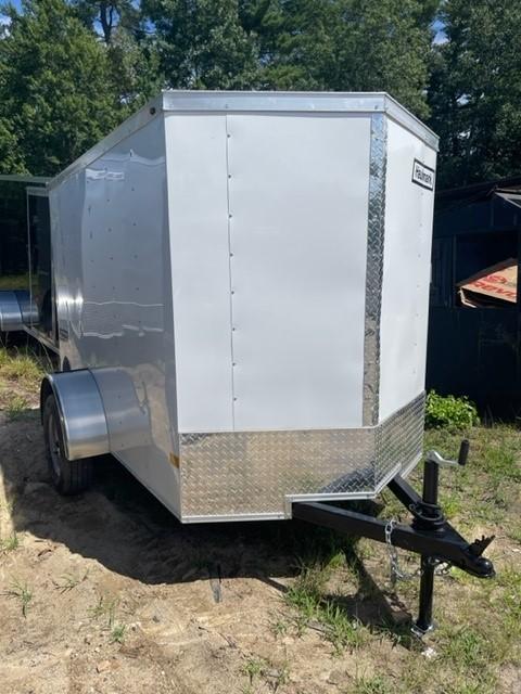 2023 Haulmark Passport 5'X8' Enclosed Cargo Trailer White w/ Rear Door