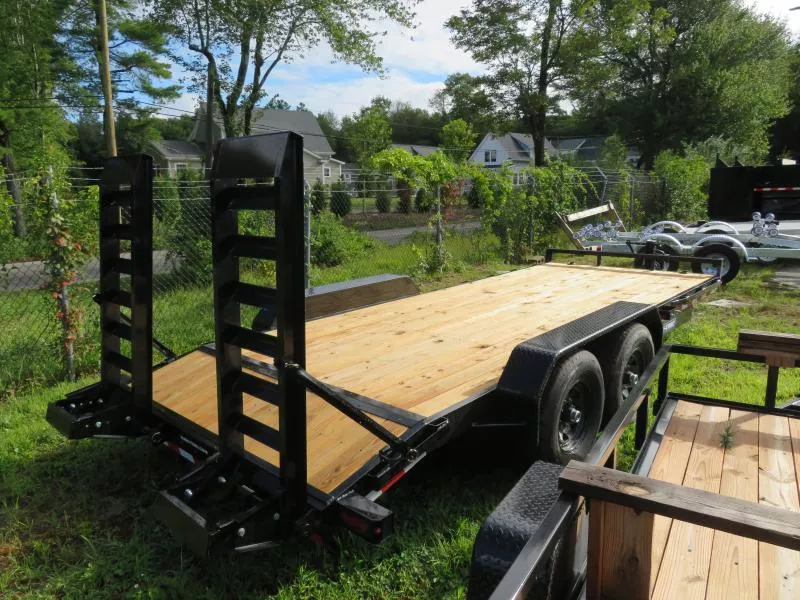 2022 Sure-Trac ST8018AE-B-100 Equipment Trailer