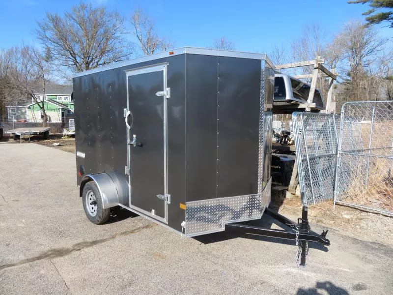 2026 Haulmark Passport 6' X 10' Cargo / Enclosed Trailer W/ Ramp Charcoal