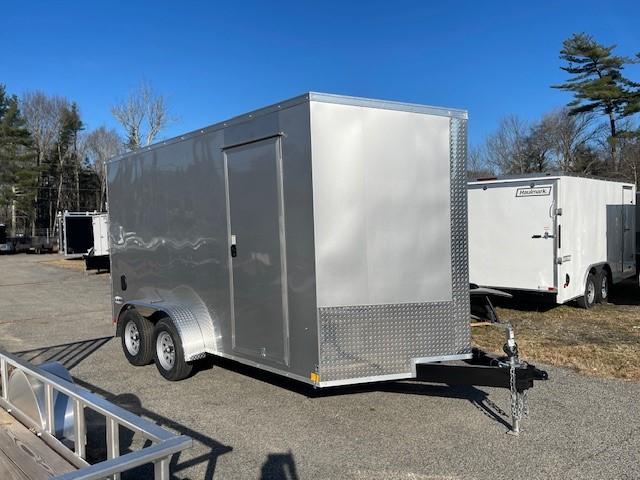 2024 7'X14' LOOK, V NOSE SILVER, SCREWLESS SIDES, RAMP