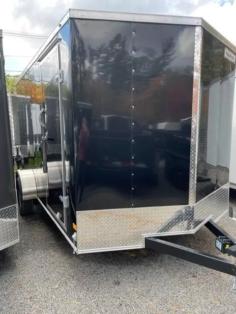 2026 Haulmark Passport 7'X12' Single Axle Enclosed Cargo Trailer W/Ramp Black