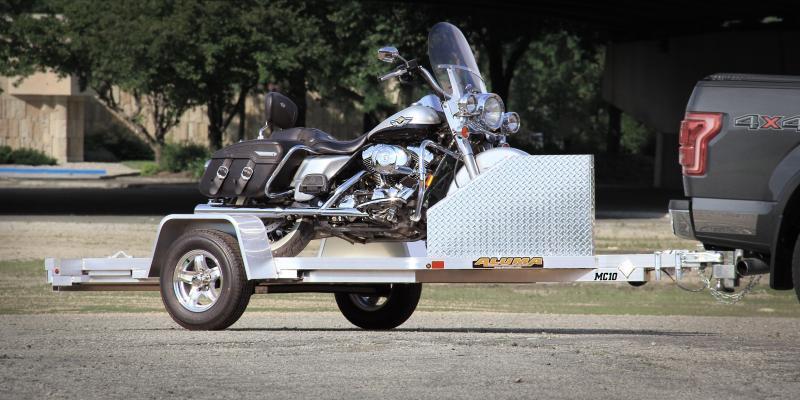 2023 ALUMA SINGLE PLACE MOTORCYCLE TRAILER 2023 ALUMA SINGLE PLACE MOTORCYCLE TRAILER