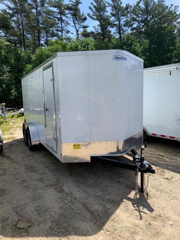 2021 Haulmark Passport 7'x16' Enclosed Cargo Trailer White W/Ramp 2021 Haulmark Passport 7'x16' Enclosed Cargo Trailer White W/Ramp