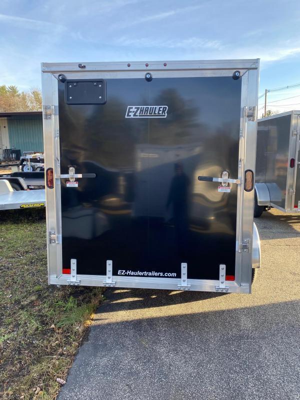 2024 EZ HAULER 6X10 Enclosed Cargo Trailer BLACK Ramp Door Drinkwater Trailer Sales in MA