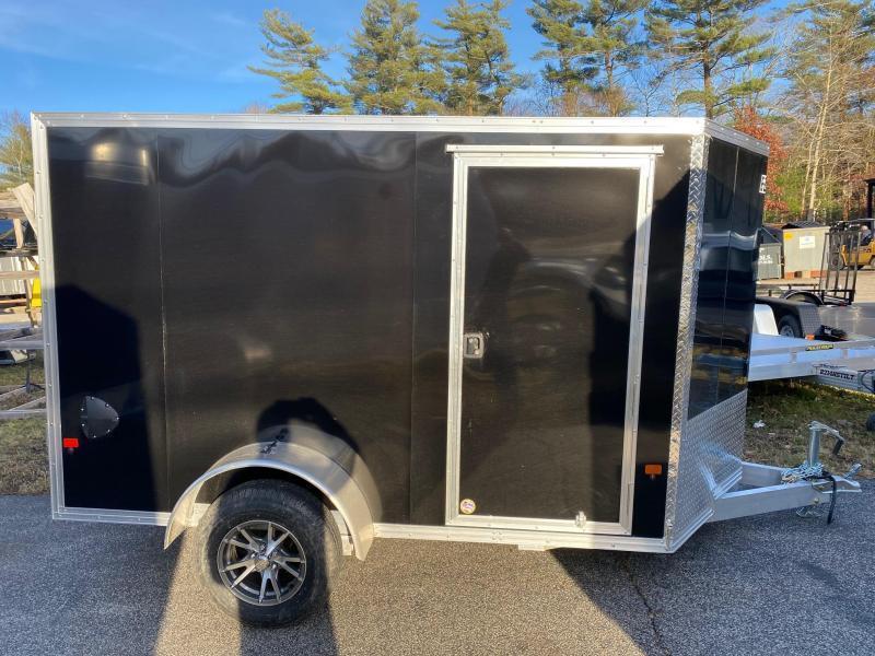 2022 EZ HAULER 6X10 Enclosed Cargo Trailer BLACK Ramp Door