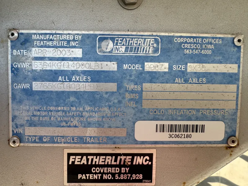 used Horse Trailers Featherlite  for sale, in Acampo, CA Thumbnail 2