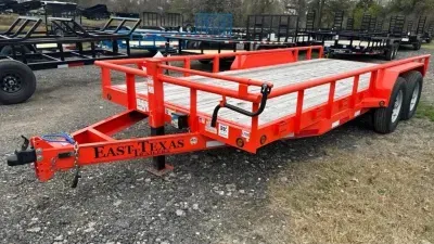2026 East Texas Utility Trailer 83x18 7K Axles 1 Brake