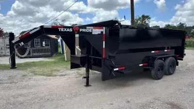 2026 Texas Pride Dump Trailer 7x14x4 7K Axles
