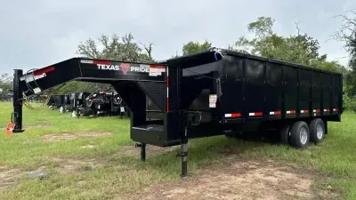 2026 Texas Pride Dump Trailer 8x20x4 12K Axles