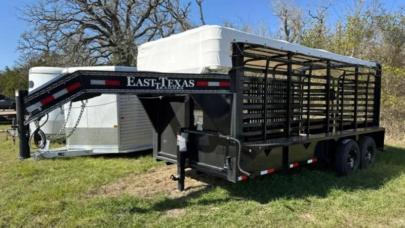 2026 East Texas Livestock Trailer 80x16 7K Axles W/Brake