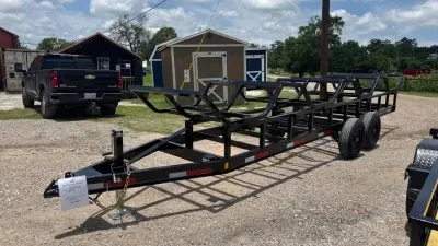 2026 J&C Hay Trailer 4X20 6K Axles