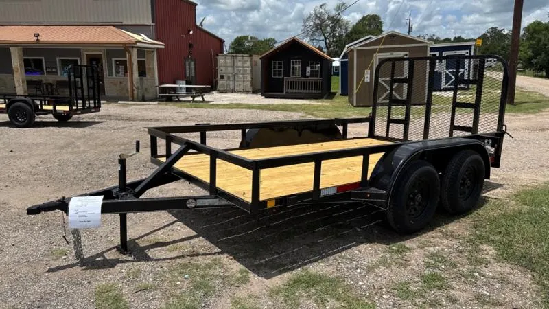 2026 J&C Utility Trailer 77X12 3,500Lb Axles